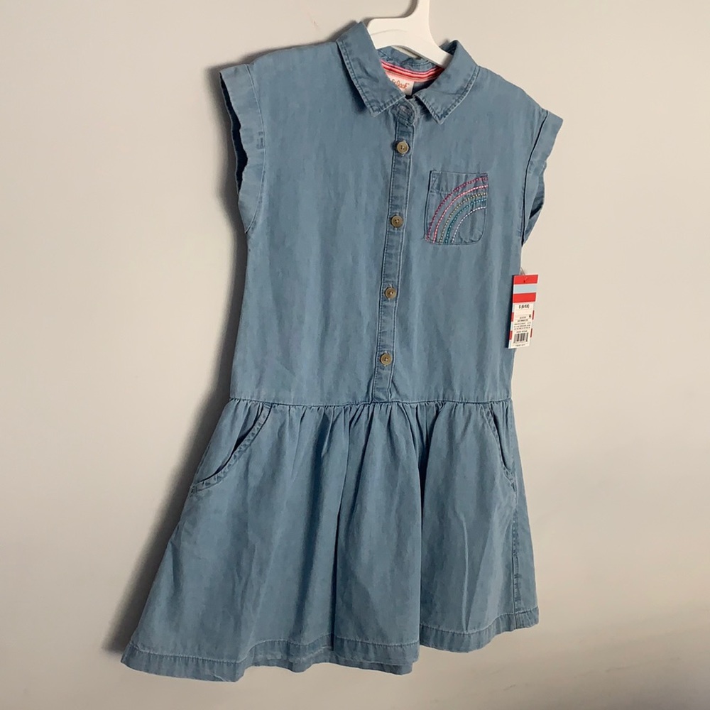 Cat & Jack Denim Girls Dress Size 6